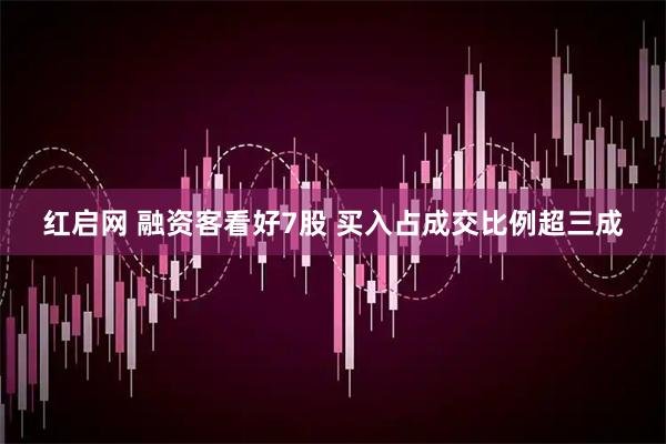 红启网 融资客看好7股 买入占成交比例超三成