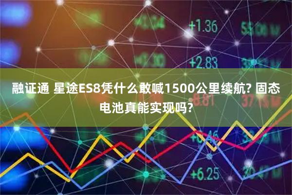 融证通 星途ES8凭什么敢喊1500公里续航? 固态电池真能实现吗?